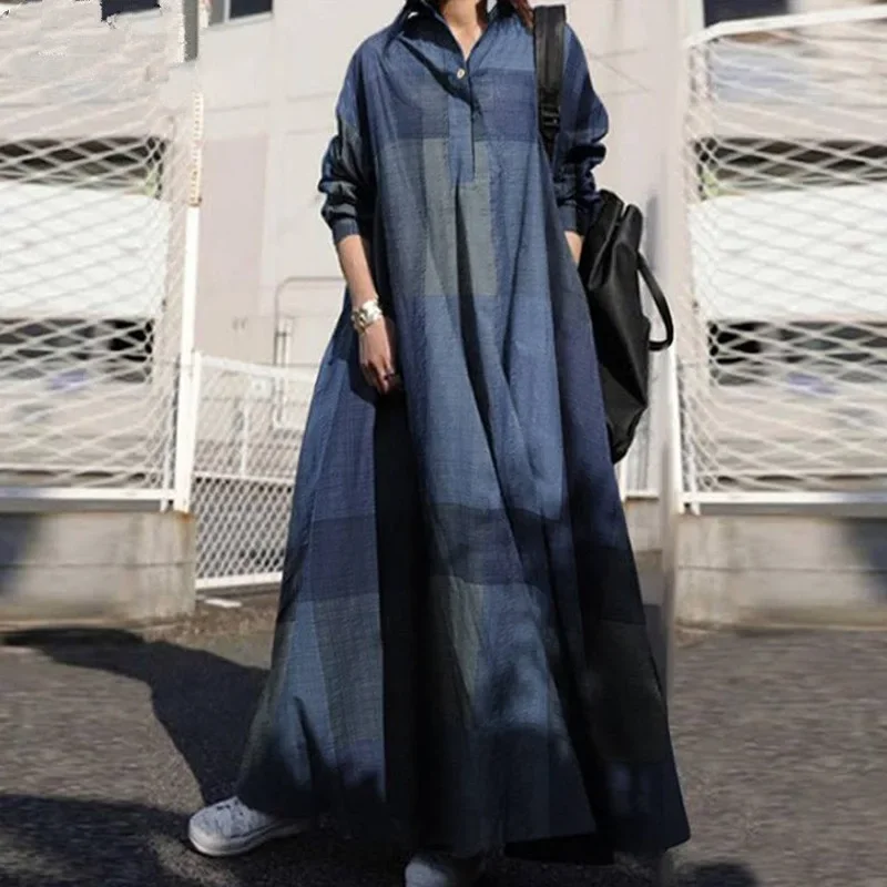 فستان من الكتان القطني الراقى فستان من الكتان القطني الراقى